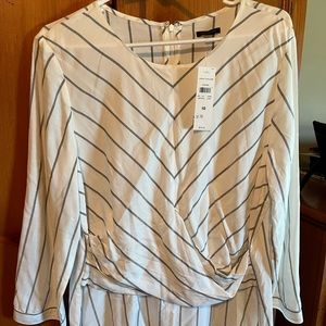 New Ann Taylor with cute waist detail & back zip.